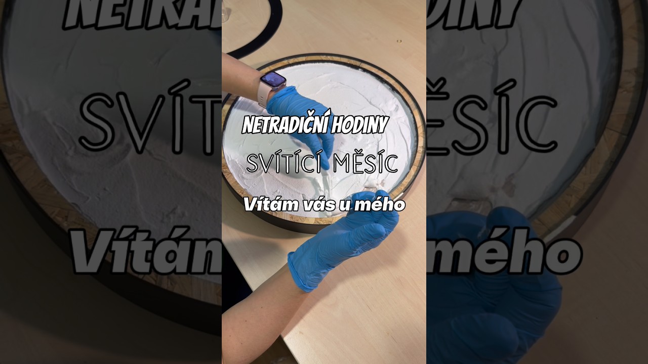 Výroba netradičních měsíčních hodin. Snadno doma. #diy #moonart #decoration