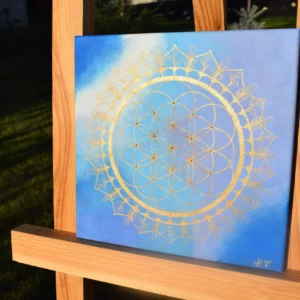 Mandala "Nebeský květ života"