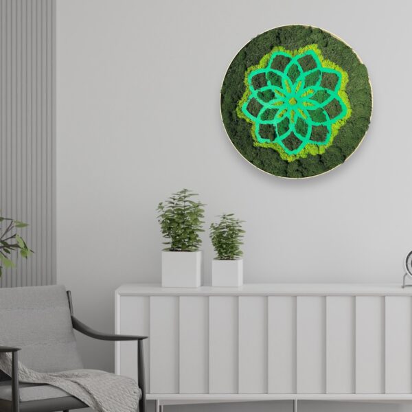 mandala-od-srdce-mechova-mandala-květ-6